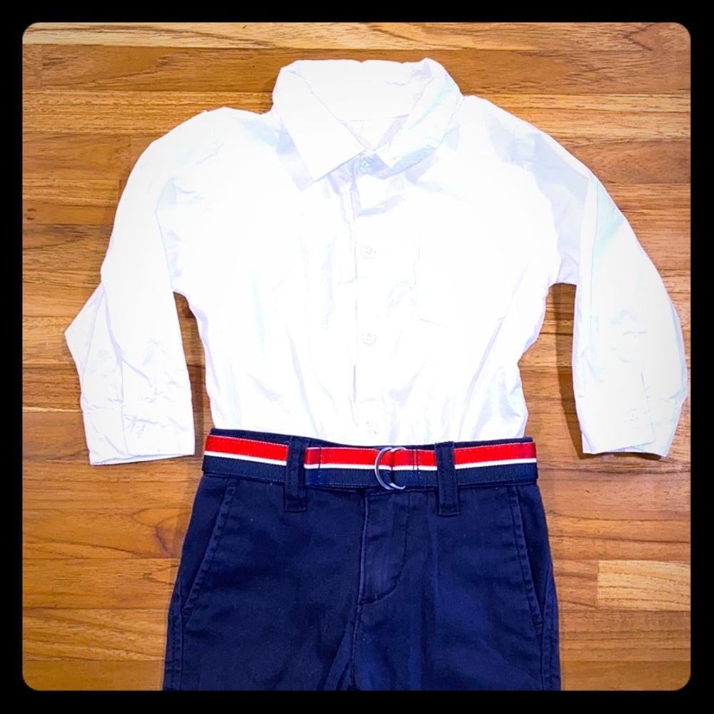 Lot of 2 dress pants and 1 dress shirt